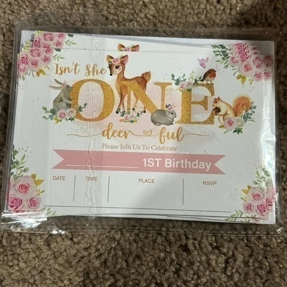 1st Birthday Party invites